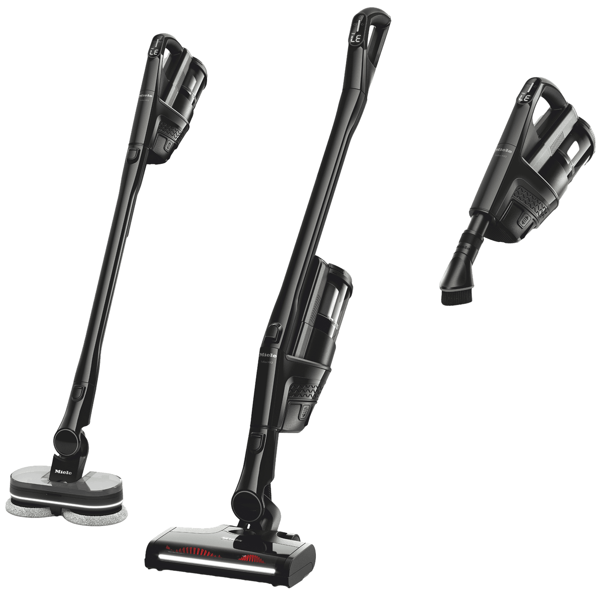 MIELE Triflex HX3 Aqua - Steelstofzuiger incl. kruimelzuiger - Accuduur 70 min - Obsidiaanzwart (OBSW) — afbeelding 1