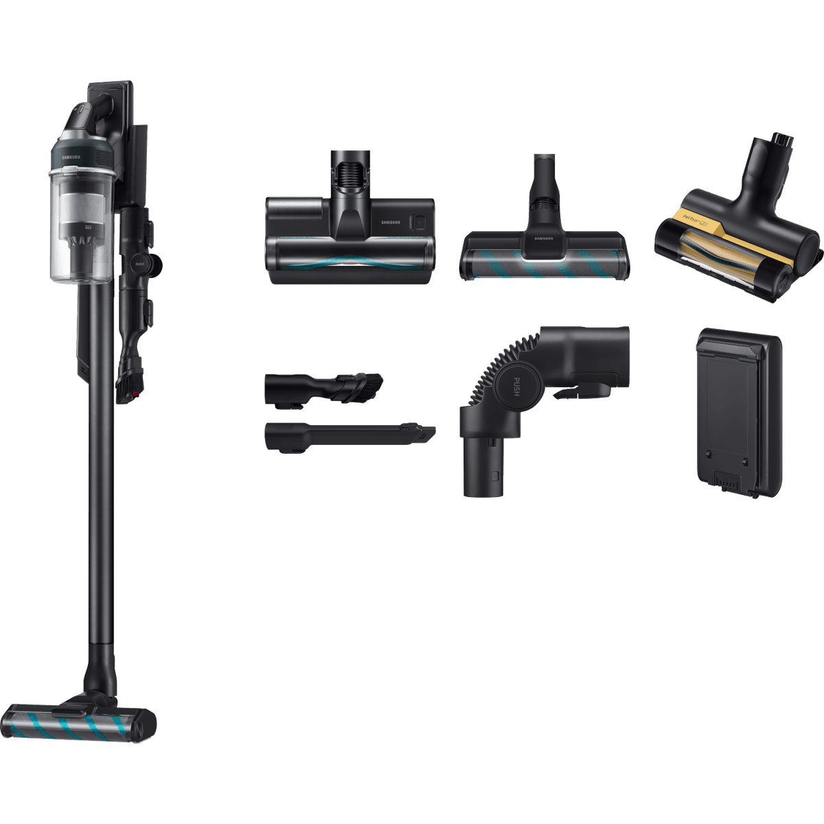 SAMSUNG Jet™ 85S Complete VS70H25WFT/WA - Steelstofzuiger - Accuduur 60 min - Teal Green — afbeelding 1
