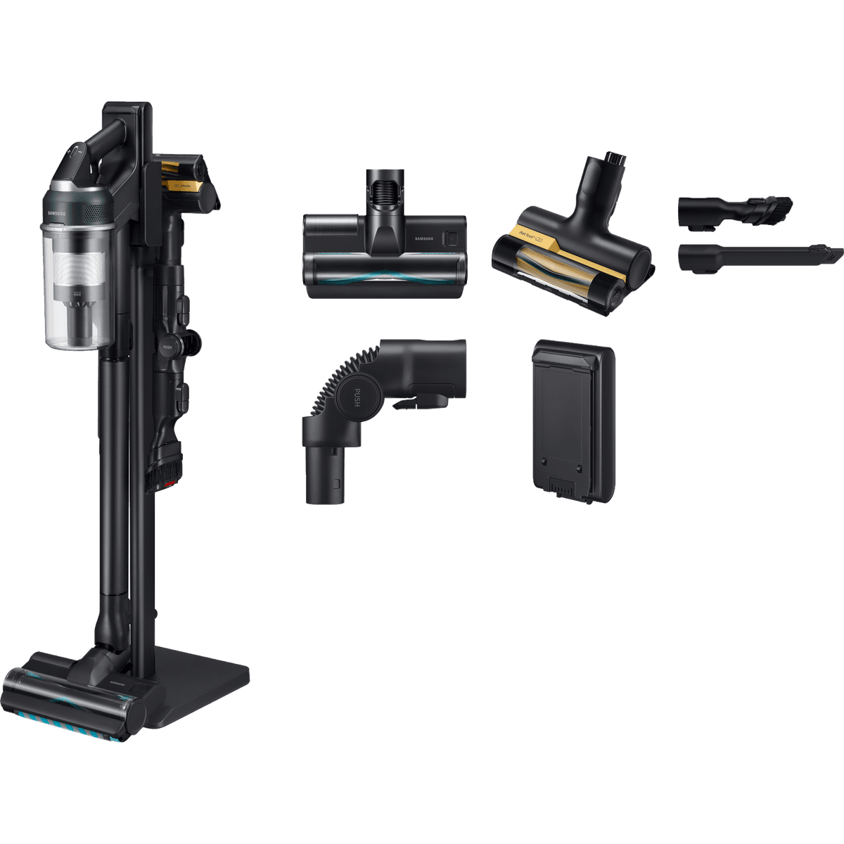 SAMSUNG Jet™ 95S Pet VS70H28GLT/WA - Steelstofzuiger - Accuduur 60 min - Teal Green — afbeelding 1