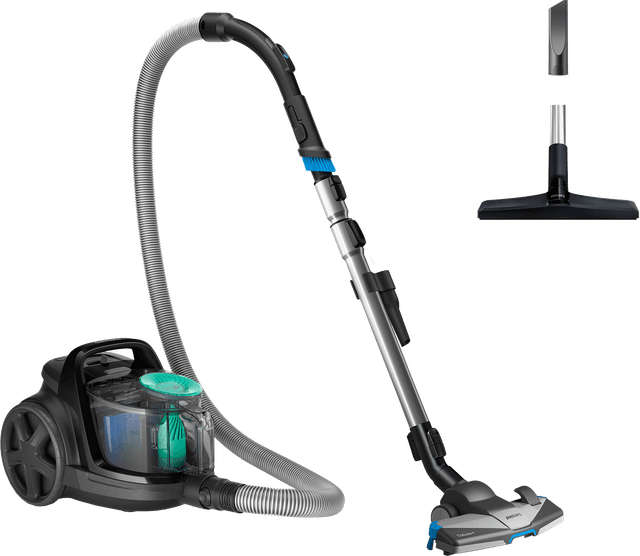 PHILIPS PowerPro Active 5000 Series FC9550/09 - Stofzuiger - Met Zakloze technologie - Max zuigvermogen 900 W - Zwart