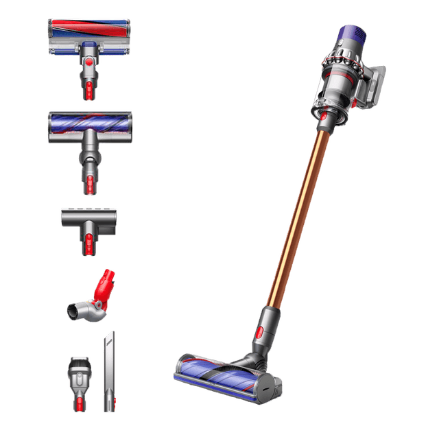 DYSON V10 Absolute - Steelstofzuiger incl. kruimelzuiger - Accuduur 60 min - Max zuigvermogen 151 W - Oranje