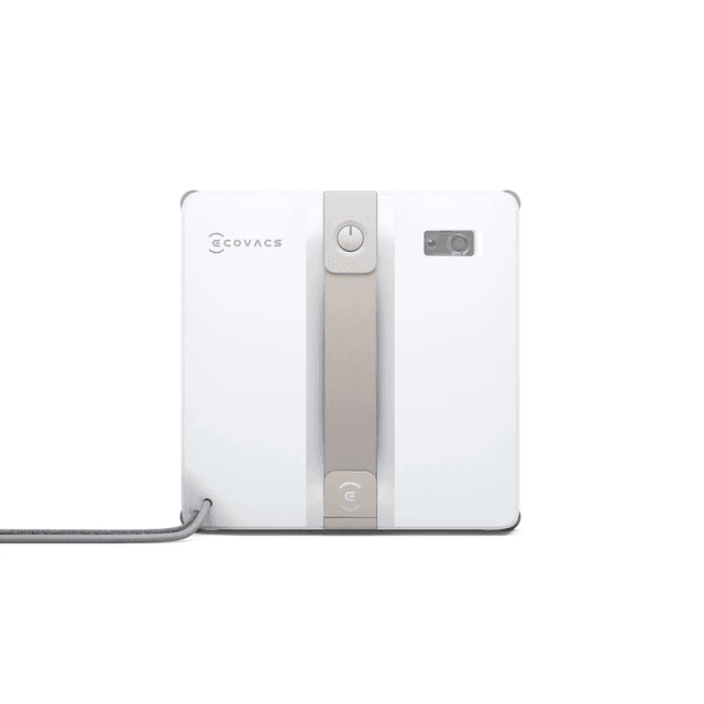 ECOVACS WINBOT MINI raamreinigingsrobot, compact ontwerp, dubbele sproeiers met ultrasone verstuiving, 9-laags beveiligingssysteem, intelligente padplanning, 4 reinigingsmodi, antislipsysteem, wit
