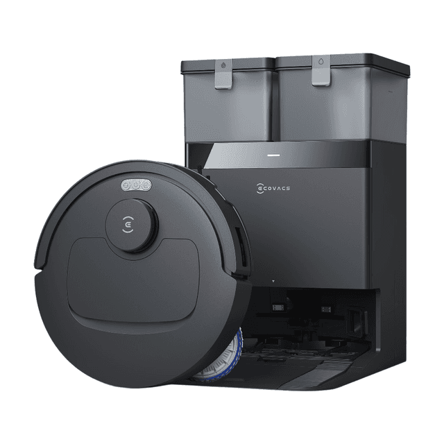 ECOVACS Deebot T30C OMNI Gen2, Robotstofzuiger met Dweilfunctie, 20.000 Pa, OZMO Turbo 2.0 Dweilen, ZeroTangle 3.0 Anti-Klit, TruEdge 2.0 Randreiniging, Omni Station, 75 °C Dweilwassen, Zwart