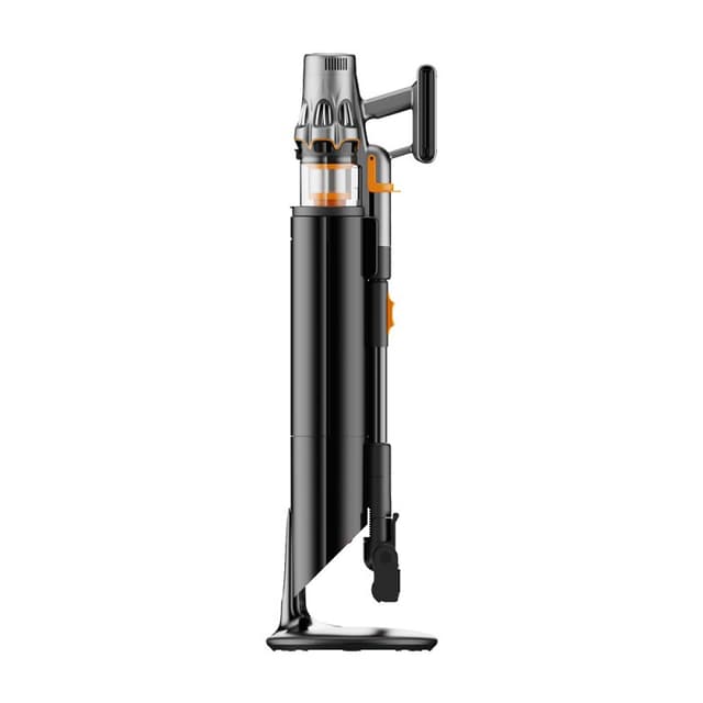 Deerma T50W XT-station, draadloze stofzuiger met slim alles-in-één onderhoudsvrij basisstation, zelfledigend dockingstation met uv-sterilisatie en automatisch opladen, 220 AW extreme zuigkracht, 30 kPa, 590 W borstelloze motor, 18x groene laserstofdetecti