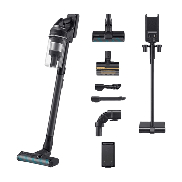 Samsung VS20C954CTN/WA Jet 95 Stick Stofzuiger - Clean Station - 210 W Zuigkracht - 60 minuten gebruiksduur - Titanium-afwerking