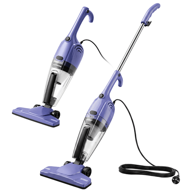 ochama bekabelde 2-in-1 steelstofzuiger, 550W hoge zuigkracht, 0,5L zichtbare stofbak, slanke en lichte handstofzuiger, 4,5m netsnoer, ideaal voor huishouden met huisdieren en kleine ruimtes