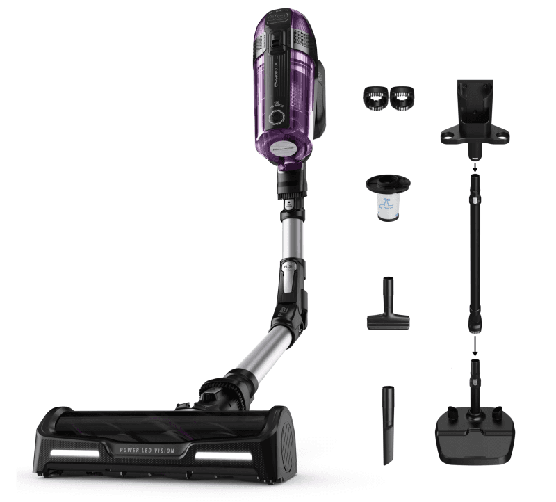 Rowenta X-Force Flex steelstofzuiger - 185W digitale motor - Flex-technologie voor onder meubels - Tot 35 minuten accuduur - Uitneembare in-schuifbare accu - LED-koplamp — afbeelding 1