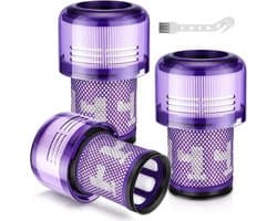 Geschikt voor Dyson V12 Detect Slim Absolute 3 HEPA-filters, vervangingsfilteraccessoires voor Dyson V12 stofzuigers, wasbaar.