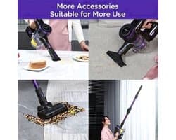 Yanhama H3 Wireless Vacuum Cleaner, Handheld Vacuum Cleaner, 7-level Filtration System, 180° Flexible Steering, Compatible with Multiple Accessories for Various Scenarios. Deep Cleaning Of Household, Pet Hair, Sofa And Floor