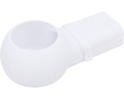 Boorstofvanger - Opvangbak Boorafval - Schoon Boren - Universele Quick-Connect - Compact Formaat - Wit