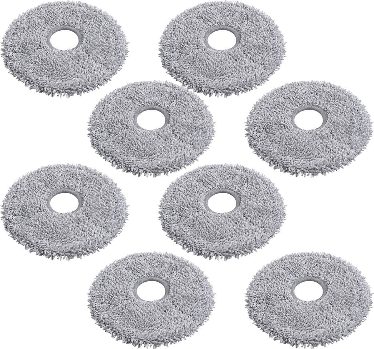 Somstyle Dweilpads Geschikt voor Dreame L10s Ultra, L10 Ultra, L10s Pro & Xiaomi X10+ - Mop Pads - Stofzuiger Accessoires - Grijs — afbeelding 1