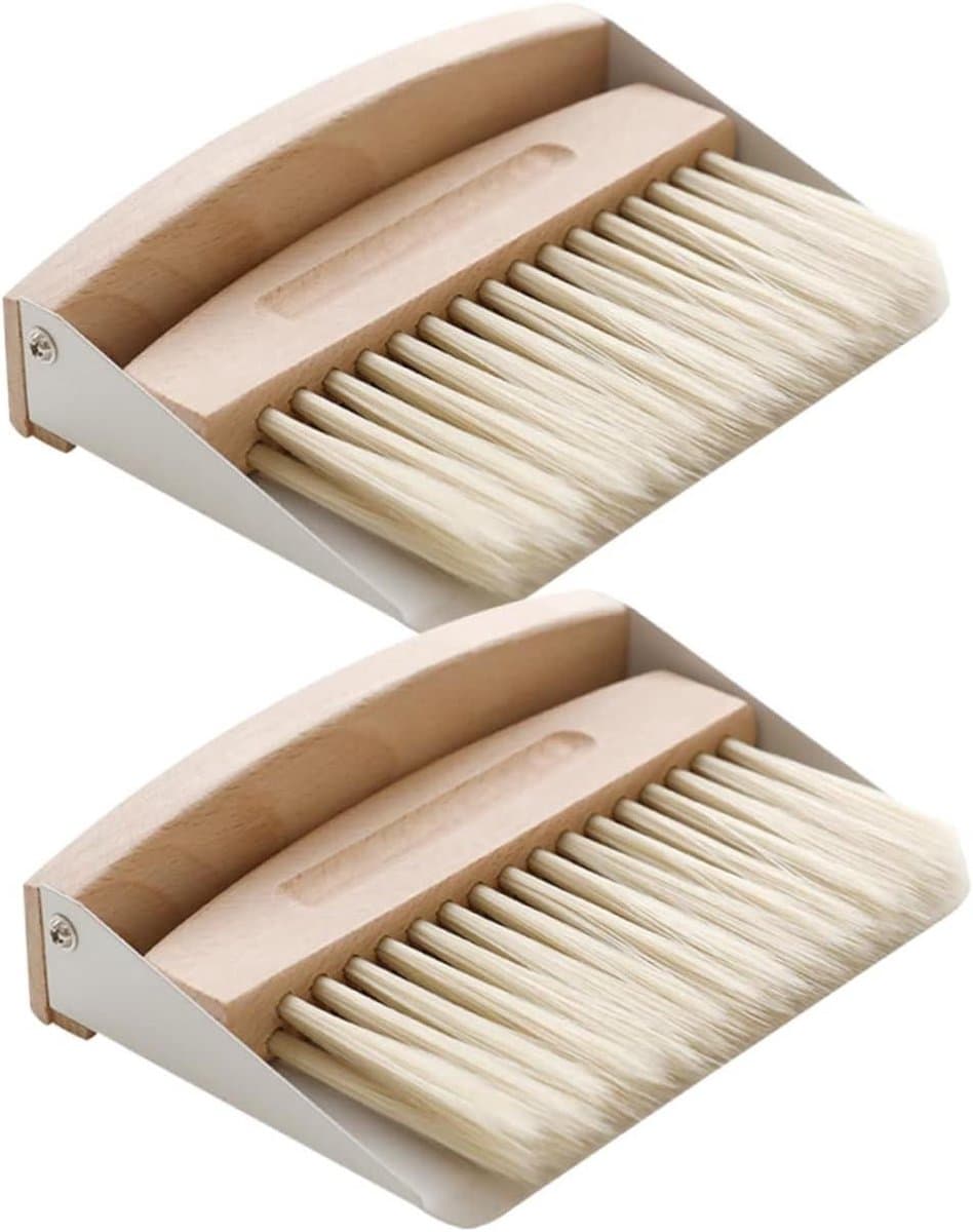 Kleine Bezem Stoffer Set - Mini Schoonmaakborstel - Desktop Reinigen - Lichtgewicht en Draagbaar - 15.5 x 10.5 cm — afbeelding 1