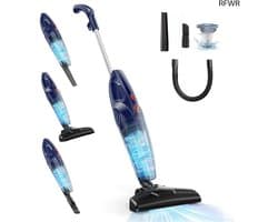 RFWR® Krachtige 6-in-1 Steelstofzuiger met Kabel en Hoge Zuigkracht