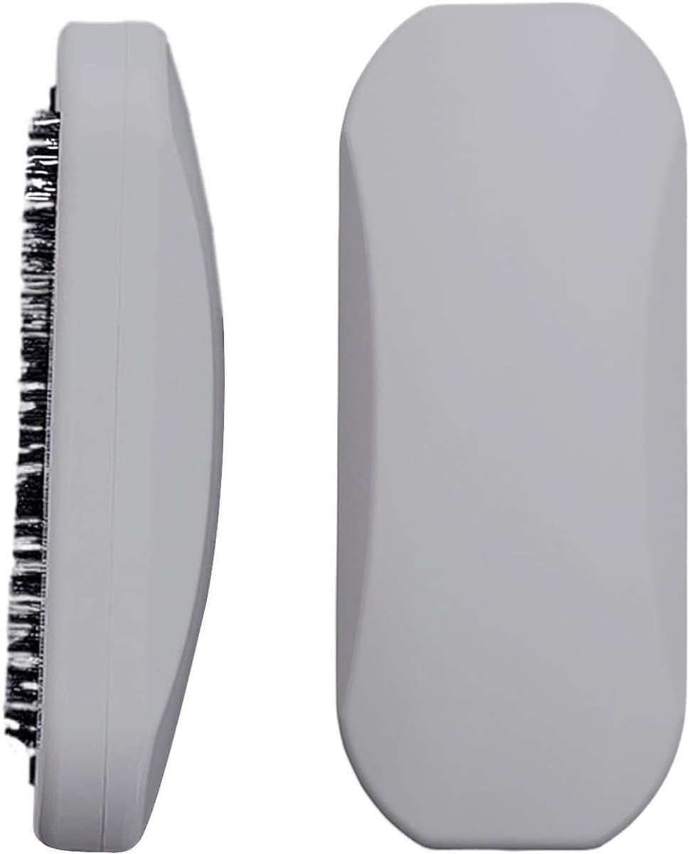 Tafelkruimelverzamelaar - Handafstoffer borstel - Tafels schoonmaken - Ergonomische greep - 198 cm lengte - Grijs — afbeelding 1