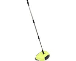 Handveger Bezem Stoffer - 3-in-1 Vloerreiniger - Snel Vloeren Schoonmaken - Automatische Vuilopvang - 1.94 Pond - Geel