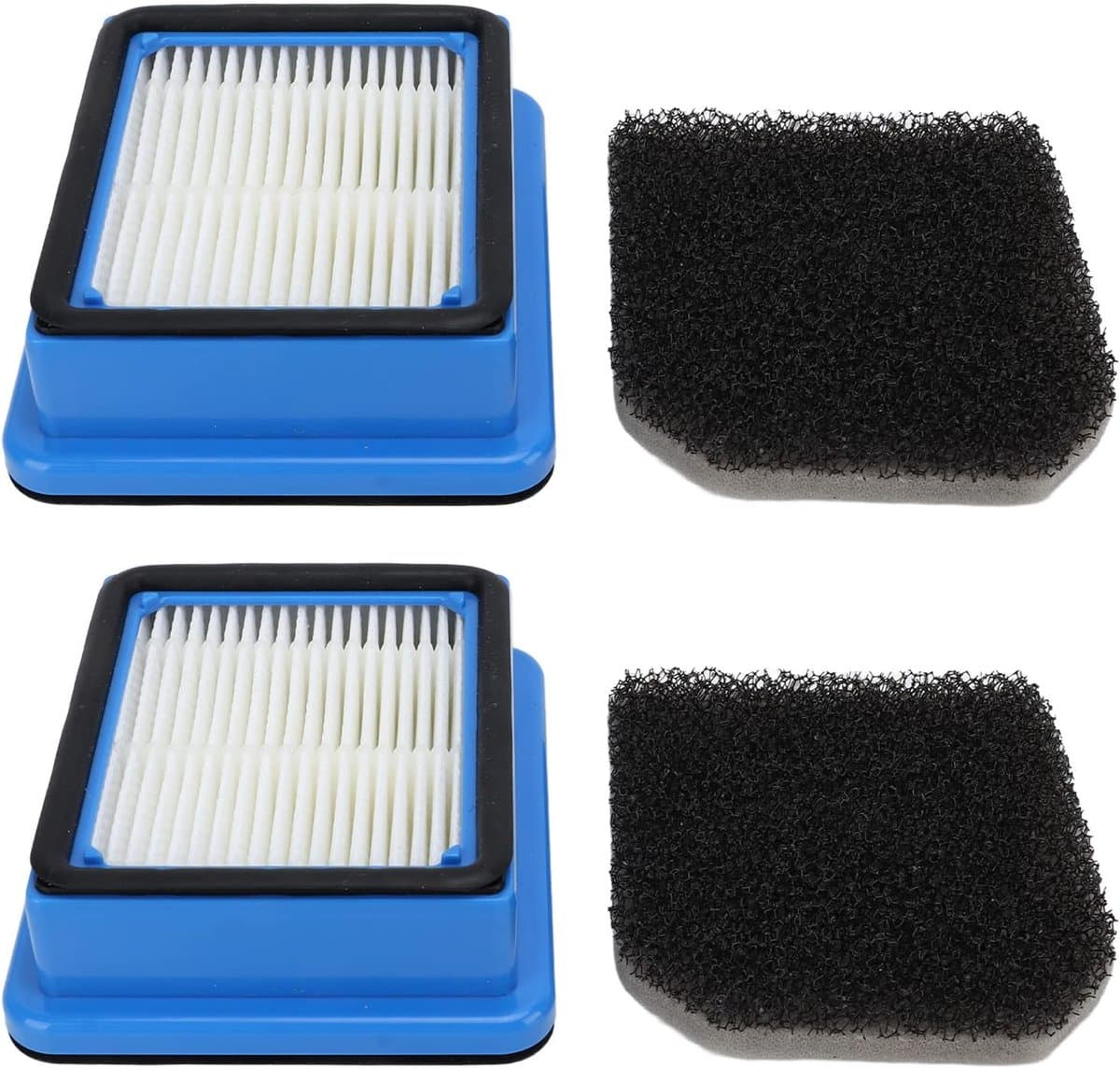Dailygoods- Filterelementen Set van 2 - Vervangend Stofzuigerfilter - Compatibel met Q6/Q7/Q8 - Eenvoudige Installatie - Premium Materiaal - Regelmatige Vervanging — afbeelding 1