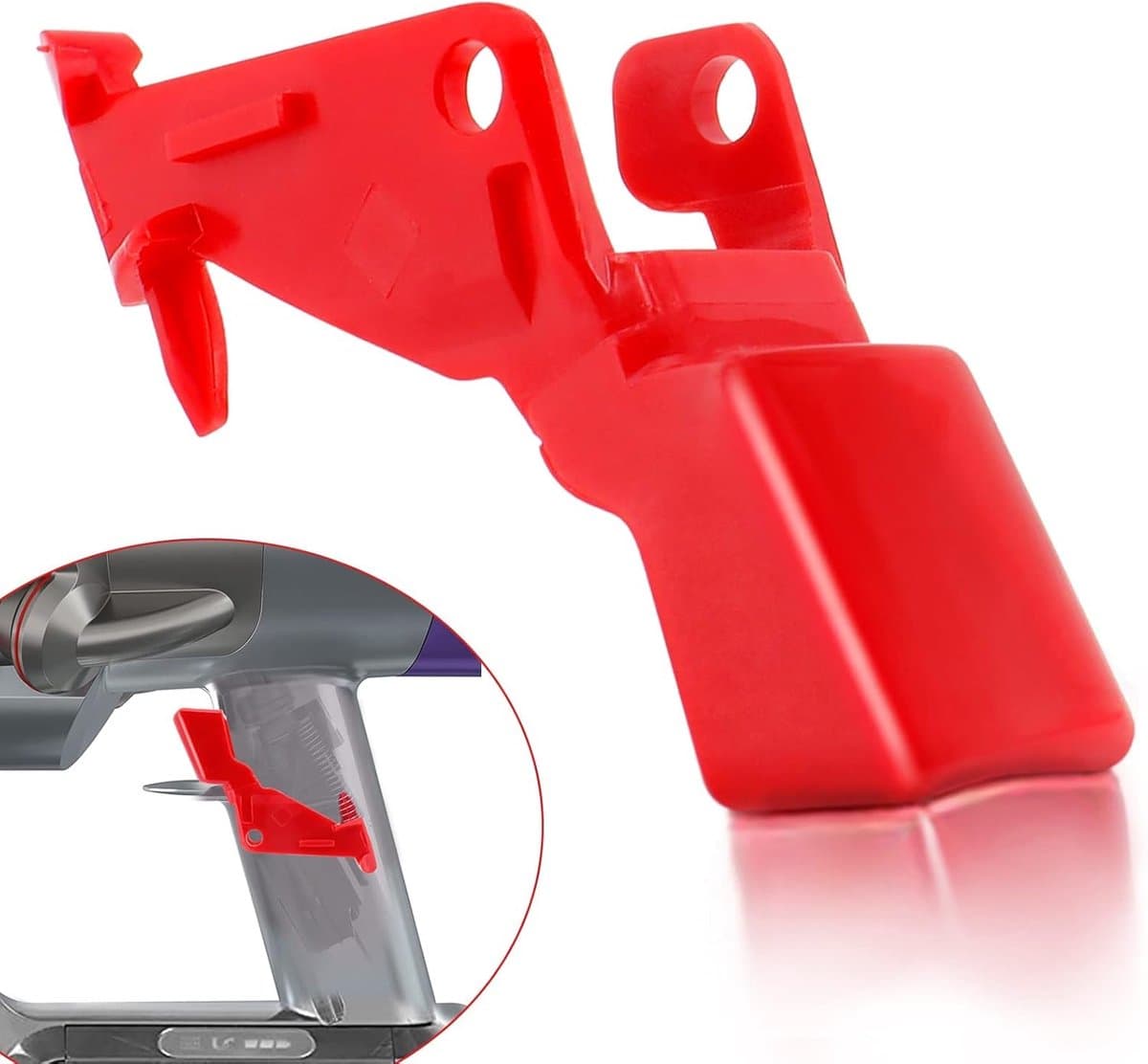 Versterkte aan/uit-knop geschikt voor Dyson stofzuiger V11 V10 SV14 SV12, verbeterde vervangingsonderdelen, verbeterd reparatiegereedschap geschikt voor de aan/uit-knop. — afbeelding 1