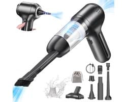 Draagbare Mini Stofzuiger 15000Pa - 3 in 1 Snoerloze Handstofzuiger voor Auto en Huis