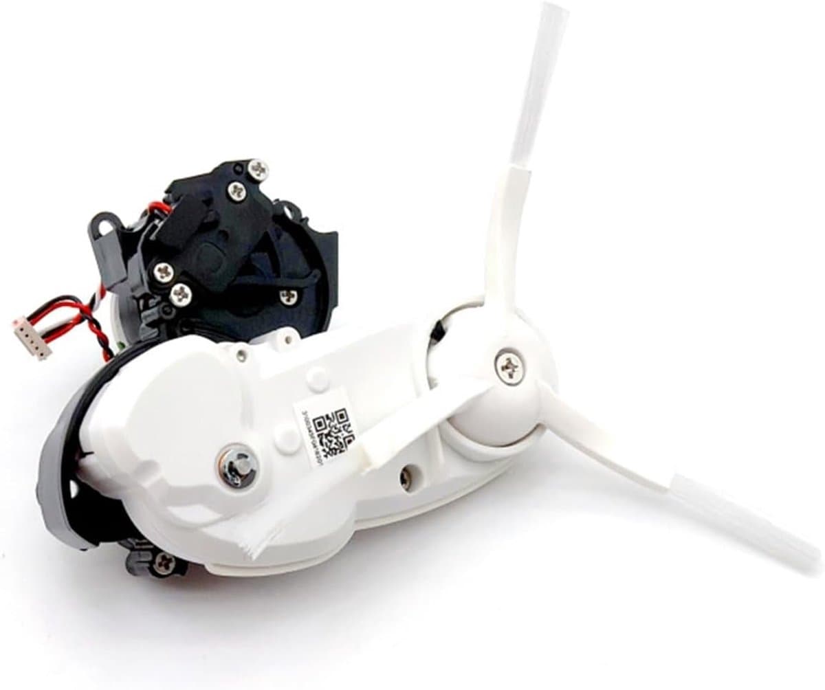 Zijborstelmotor Module - Robot Onderdeel - Stofzuigen Verbeteren - Externe Zwenkfunctie - 1x1x1 cm - Zwart — afbeelding 1