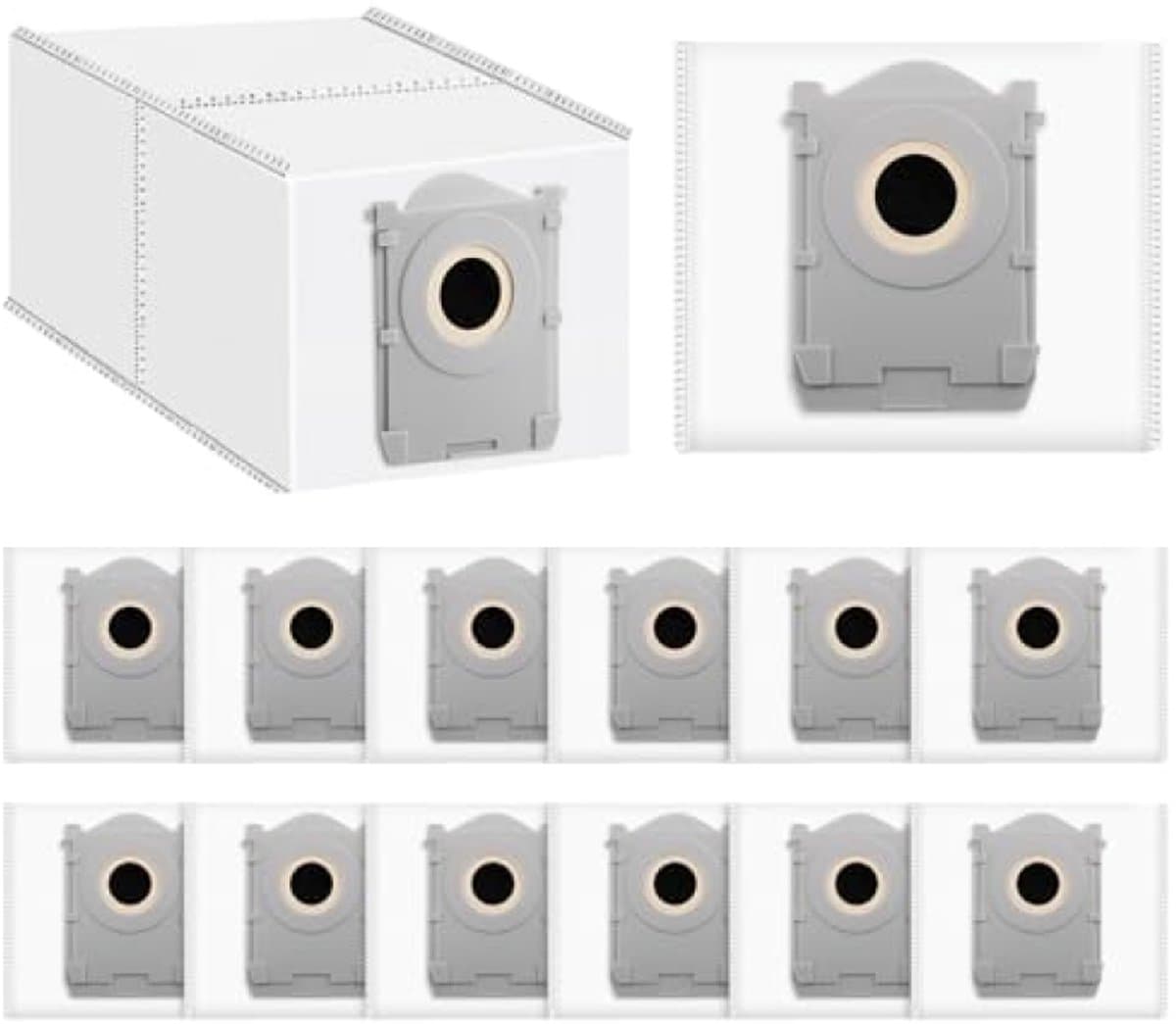 14 stofzakken voor Ecovacs Deebot X8/X9/T50/T80 Omni robotstofzuiger - 4 liter - Compatibel met X8 Pro Omni, X9 Pro Omni, T50 Pro Omni, T30C Pro Omni, X11 Pro Omni - PromoHome — afbeelding 1
