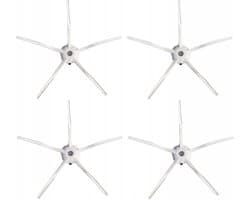 AreoSe - Zijborstels voor RoboRock S5 S6 S7 Q7 - 4 stuks