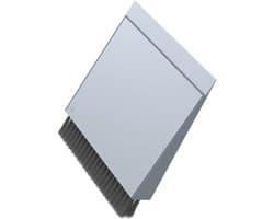Schoonmaakset - Mini Bezem - Bureau Reinigen - Geïntegreerde Opslag - 17 cm - Grijs