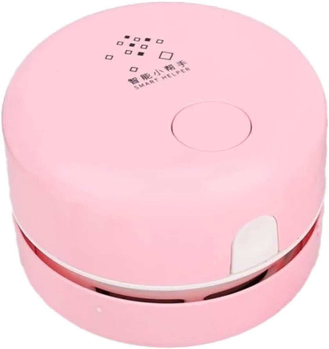 Desktop Stofzuiger - Reinigingsborstel - Bureau Reinigen - Draagbaar Ontwerp - 10 cm - Roze — afbeelding 1