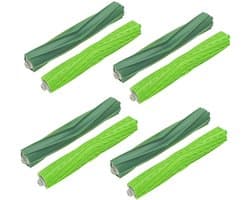 Omgoods - Set van 4 Vervangende Rubber Borstels voor Stofzuiger