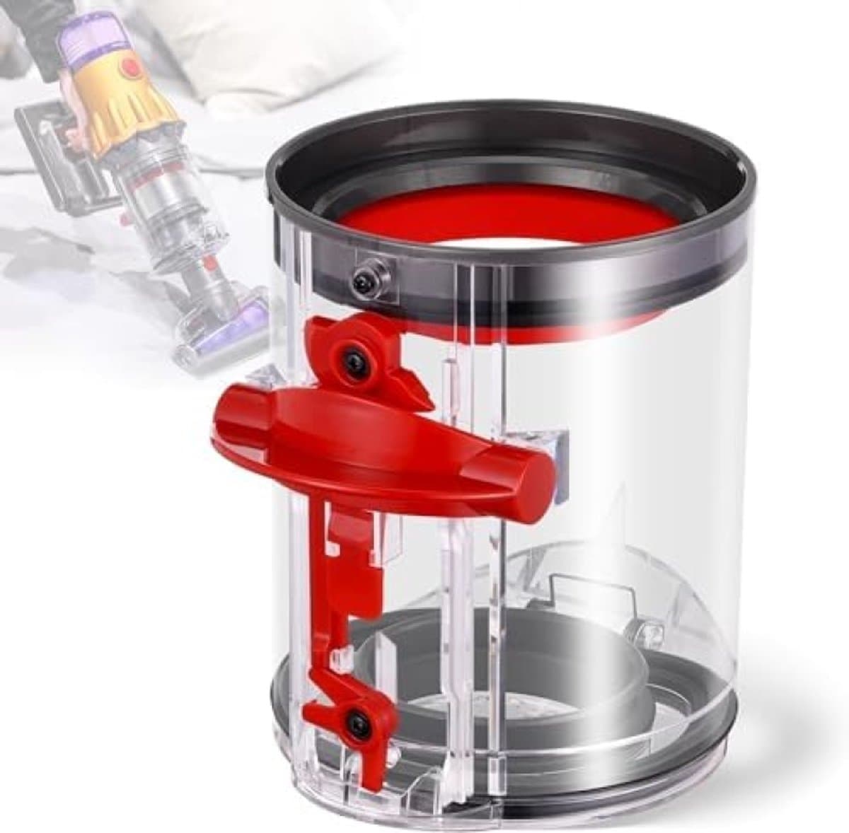 PromoHome Stofzuiger stofreservoir geschikt voor Dyson V11 V15 SV14 SV15 SV17 SV22, onderdeelnr. 970050-01 en onderdeelnr. 965443-01, grote container met HEPA-filter — afbeelding 1