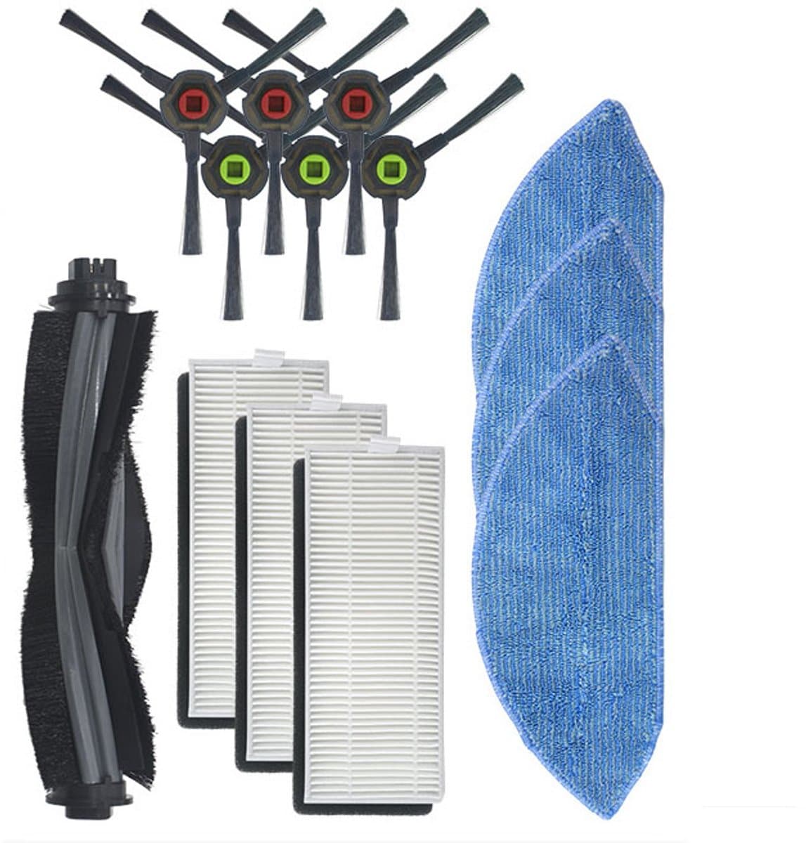 Accessoires Geschikt voor Ecovacs Deebot U2/DGN22 robotstofzuiger 13 onderdelen — afbeelding 1