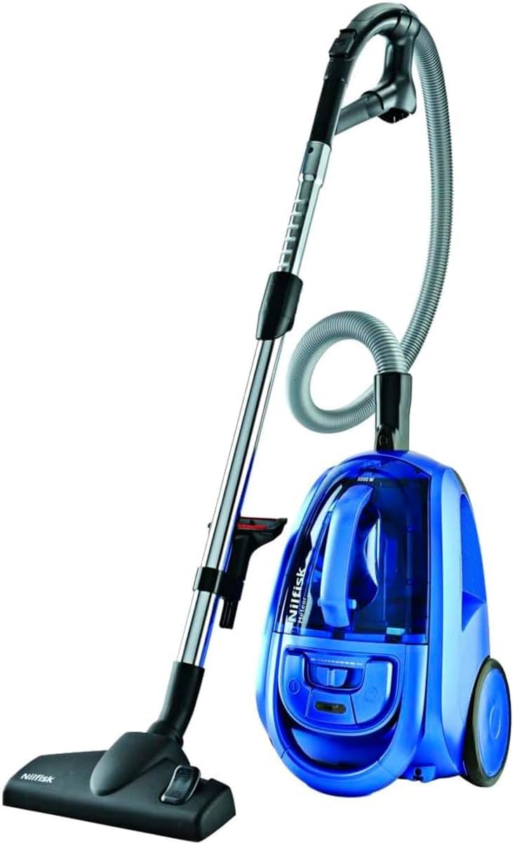 Stofzuiger Zonder Zak - Snoer Stofzuiger - Efficiënt Schoonmaken - Krachtige Zuigkracht - 800 Watt - Blauw — afbeelding 1