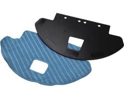 Robotstofzuiger Onderdeel - Dweilhouder Bodemplaat - Hygiënisch Dweilen - Nauwkeurige Pasvorm - 30x17 cm - Zwart