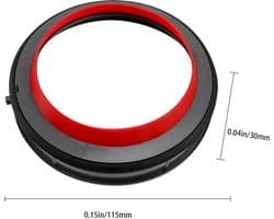 Geschikt voor Geschikt voor de bovenste afdichtingsring van de stofbak van de Dyson V11 stofzuiger.