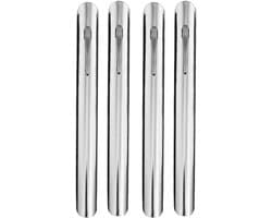 Kruimelveger Set - Tafelreiniger - Eetruimte Schoonmaken - Duurzaam Aluminium - 4 Stuks - Zilver