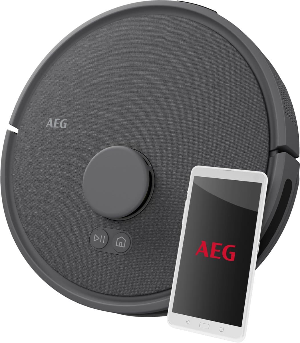 AEG 7000 Robotstofzuiger AR71HW1DG – Dweilfunctie – App Bediening – Donkergrijs — afbeelding 1
