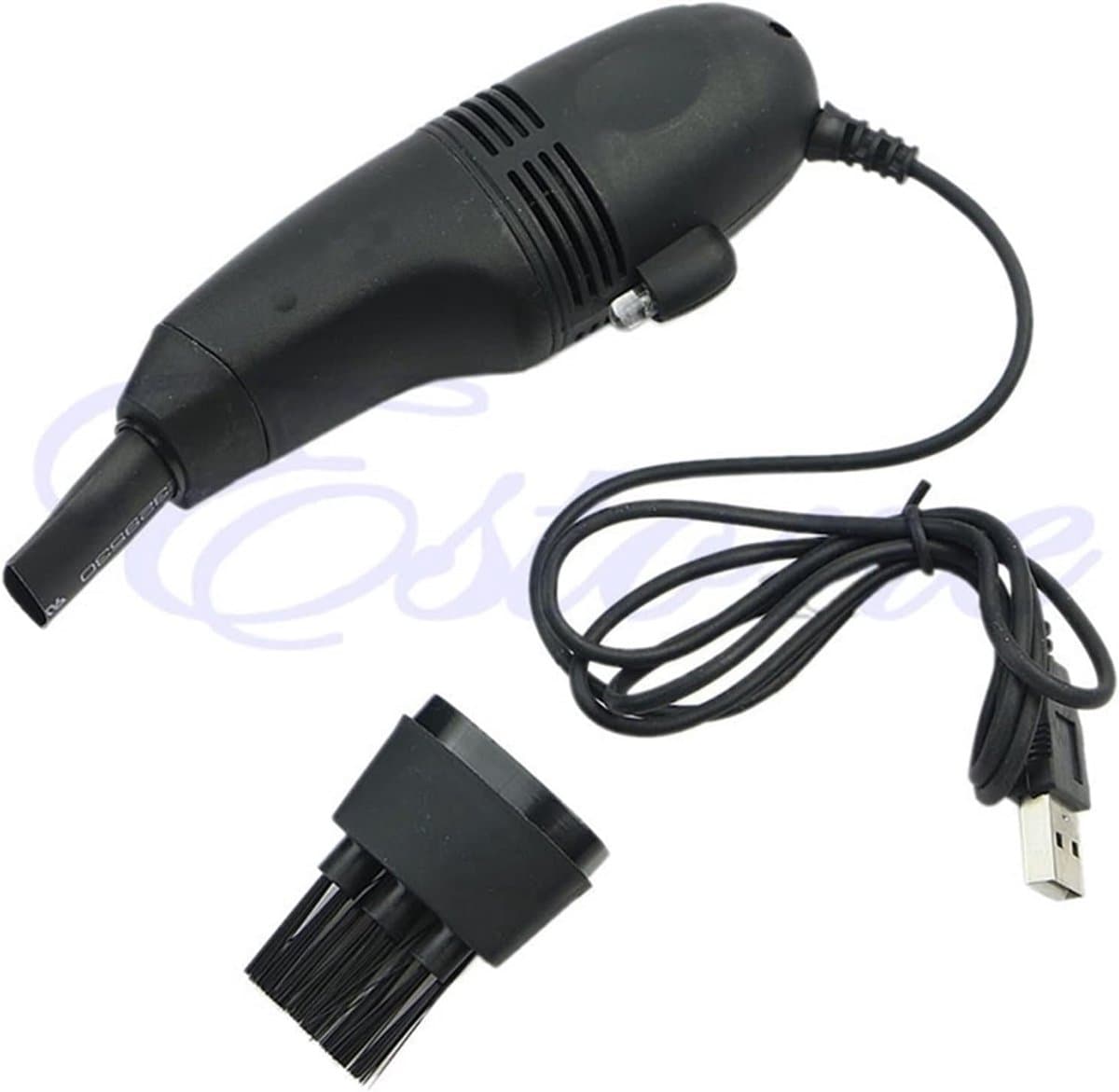 Mini USB Stofzuiger - Toetsenbordreiniger - Computer Schoonmaken - Draagbaar Ontwerp - Handheld - Zwart — afbeelding 1
