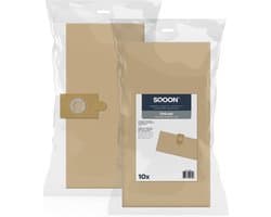 SQOON® Industrie Stofzuigerzakken - 10 Stuks - Groot - Papier