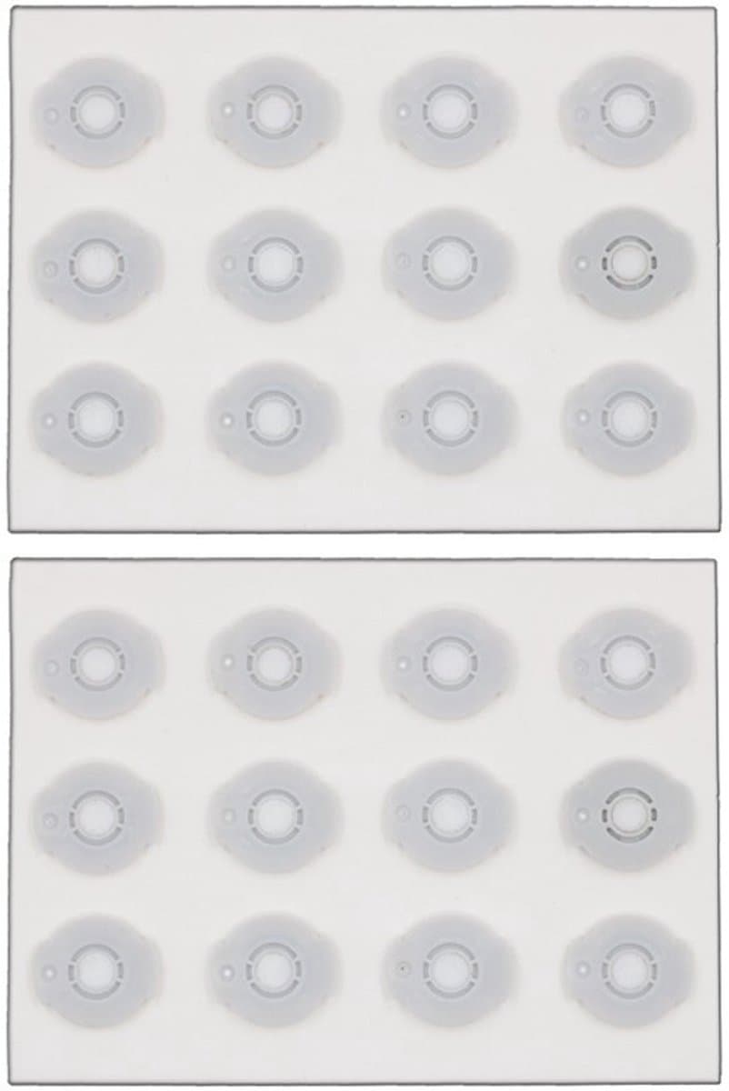 Watertankfilter - Watertankfilterverbinding - Geschikt voor Roborock-stofzuigrobots S50, S51, S52 en S55 - 2 sets met in totaal 24 stuks — afbeelding 1