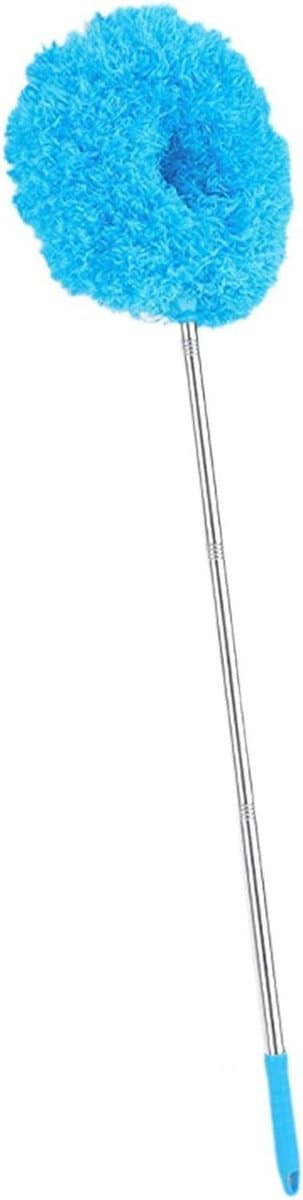 Plafondventilatorreiniger - Stofdoek lange steel - Hoge plekken reinigen - Intrekbaar en afneembaar - Tot 320 cm - Grijs — afbeelding 1