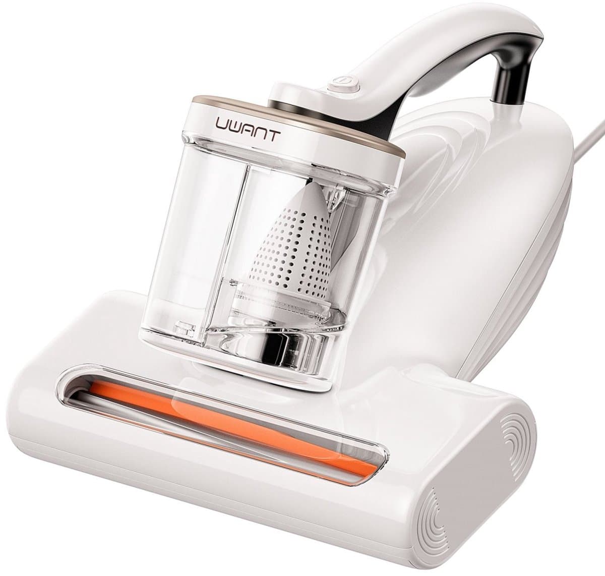 Uwant UV-stofzuiger voor matrassen, 13 kPa zuigkracht, metalen rollers, 253,7 nm UV-C UV-lamp, 36.000 toeren per minuut, 65 °C verwarming, HEPA-filter en ultrasone matrasstofzuiger, geschikt voor banken, kussens, spreien, enz — afbeelding 1