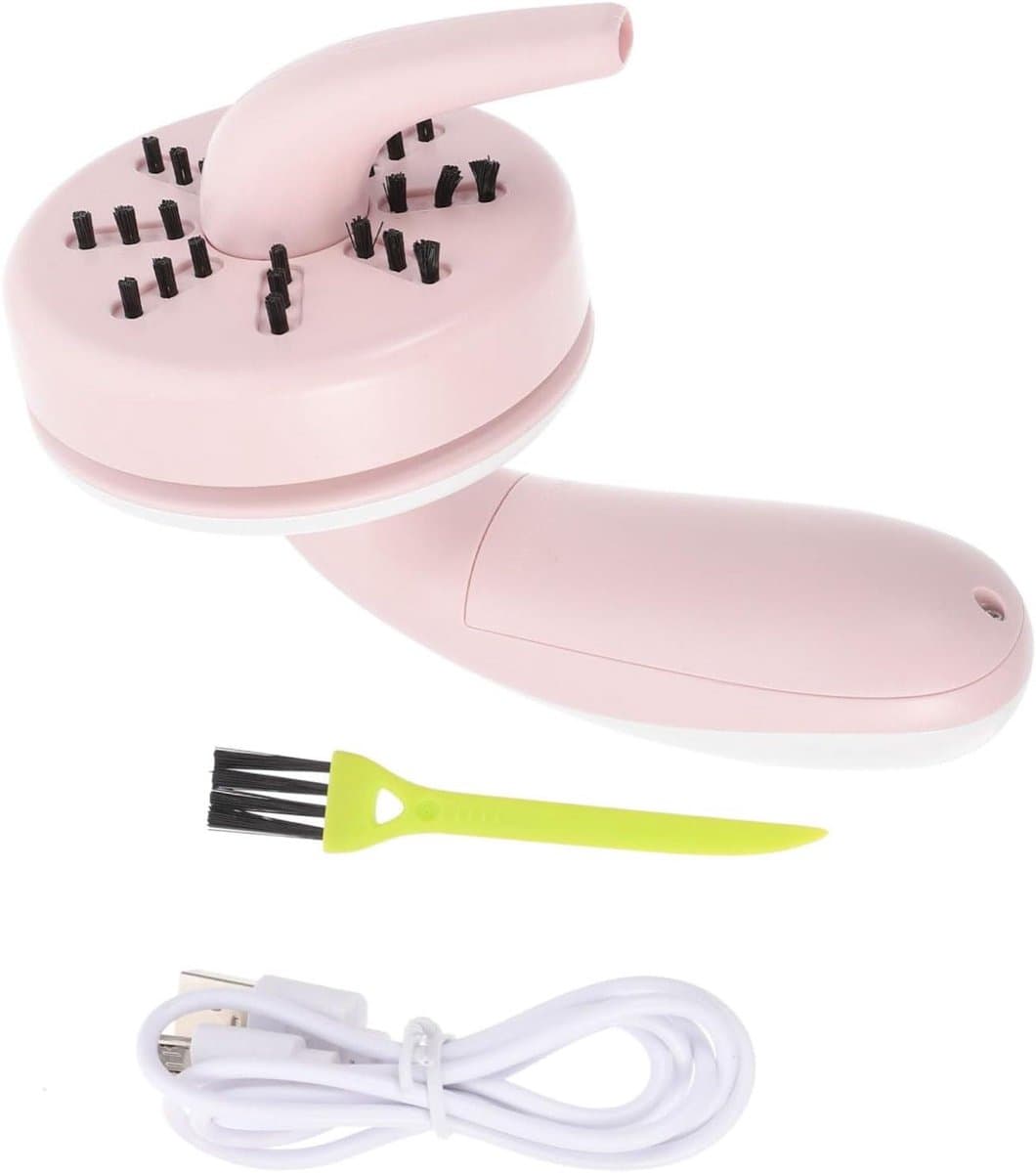 Mini Stofzuiger - Handstofzuiger - Bureau Reinigen - Geruisloze Technologie - 152 Gram - Roze — afbeelding 1