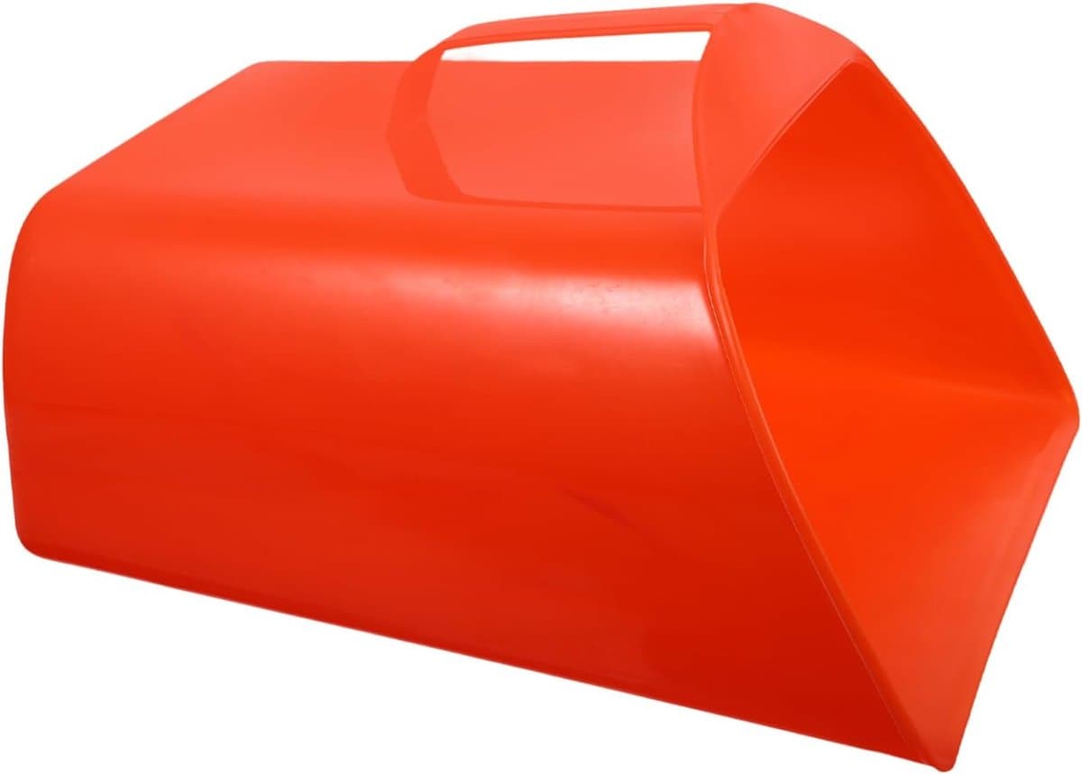 Handzaam Stofblik - Kleine Vuilnis Schep - Snel Opruimen - Lichtgewicht Ontwerp - 27 x 23.5 x 15 cm - Rood — afbeelding 1