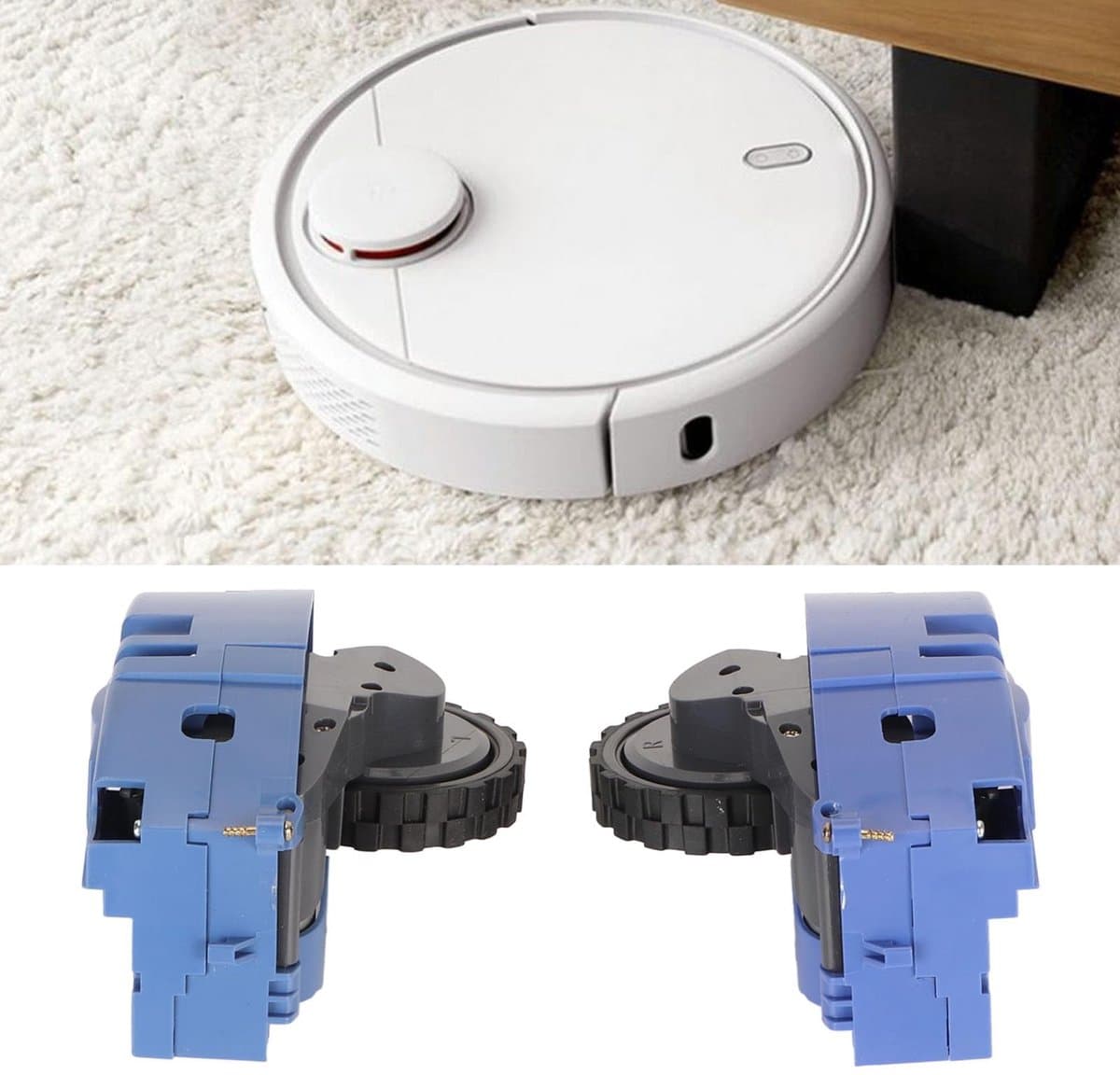 Dailygoods- Wielmodule Duurzaam - Aandrijfwielmodule - Links/Rechts - Compatibel met Roomba 500/600/700/800/900 Serie - Antislip Eigenschappen - Eenvoudig te Installeren - Stofzuigerwielen — afbeelding 1