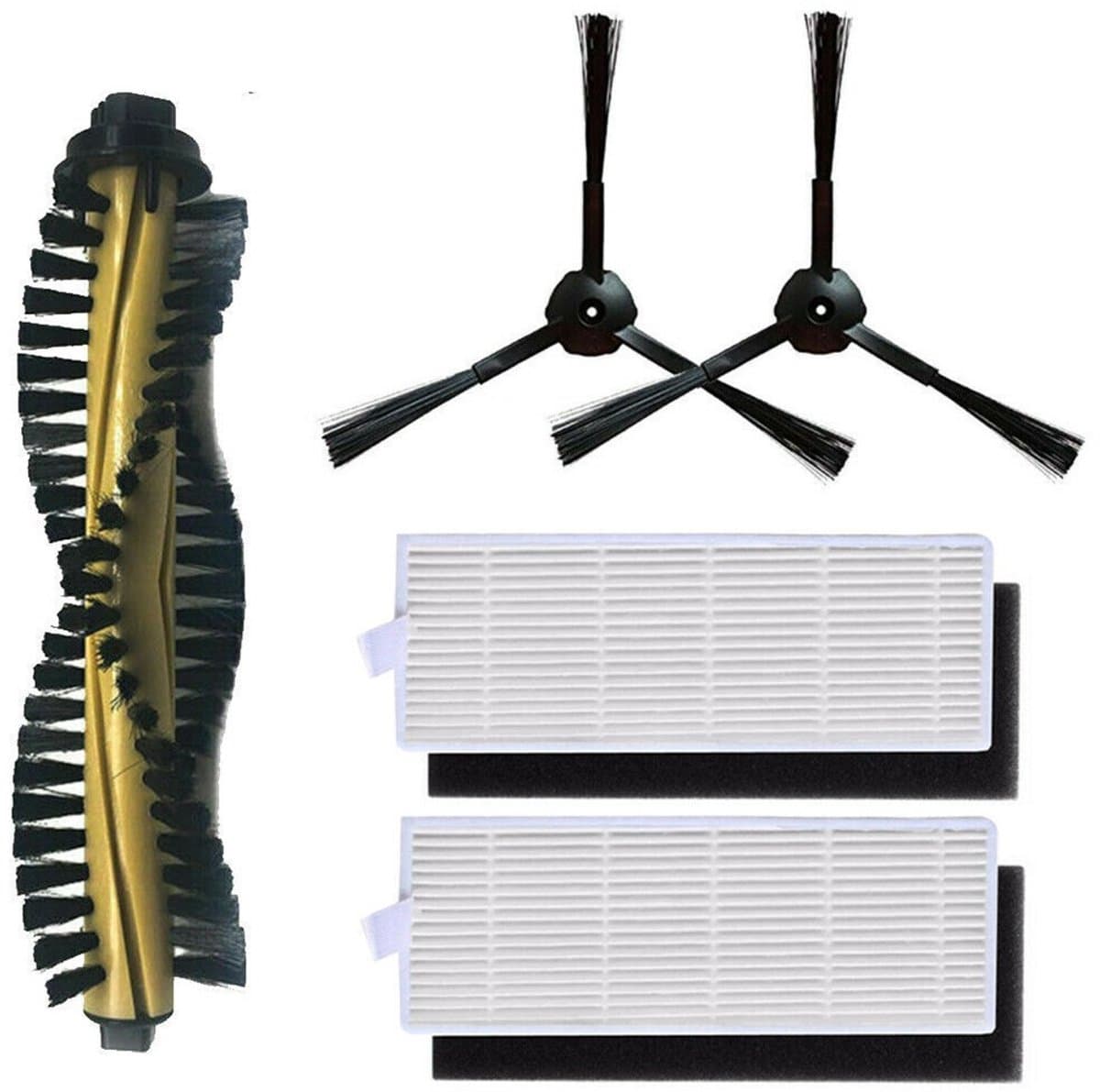 Geschikt voor ILIFE A4 A4S Robotstofzuiger Accessoires Hoofdzijborstel HEPA-filter — afbeelding 1