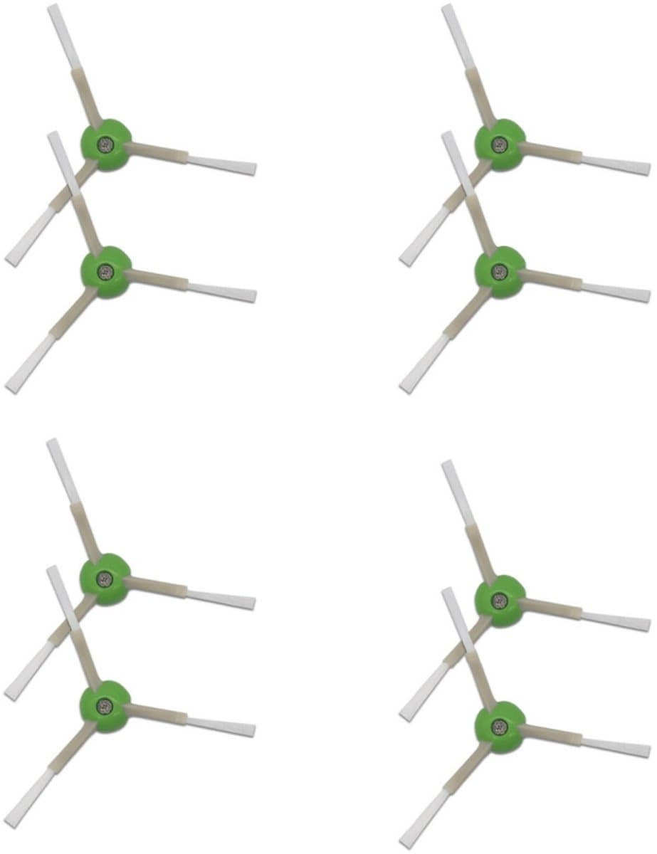 8 Stuks Zijborstel geschikt voor iRobot Roomba 'e' 'i' 'j' series - borstel vervangingsset robotstofzuiger - i2 - i3 i3+ - i4 i4+ - i6 i6+ - i7 i7+ - i7plus - i8+ - J7+ - E5 E6 E7 - Stofzuiger onderdeel - Zijborstel — afbeelding 1