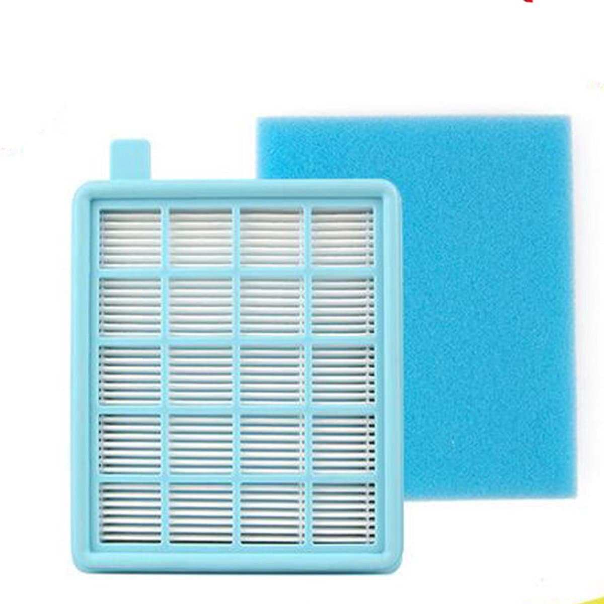 1 luchtuitlaatfilter + 1 filterkatoen - Kompatibel for Philips FC8470 FC8471 FC8472 FC8473 FC8474 FC8476 FC8477 Staubsauger HEPA-Filter Ersatz — afbeelding 1