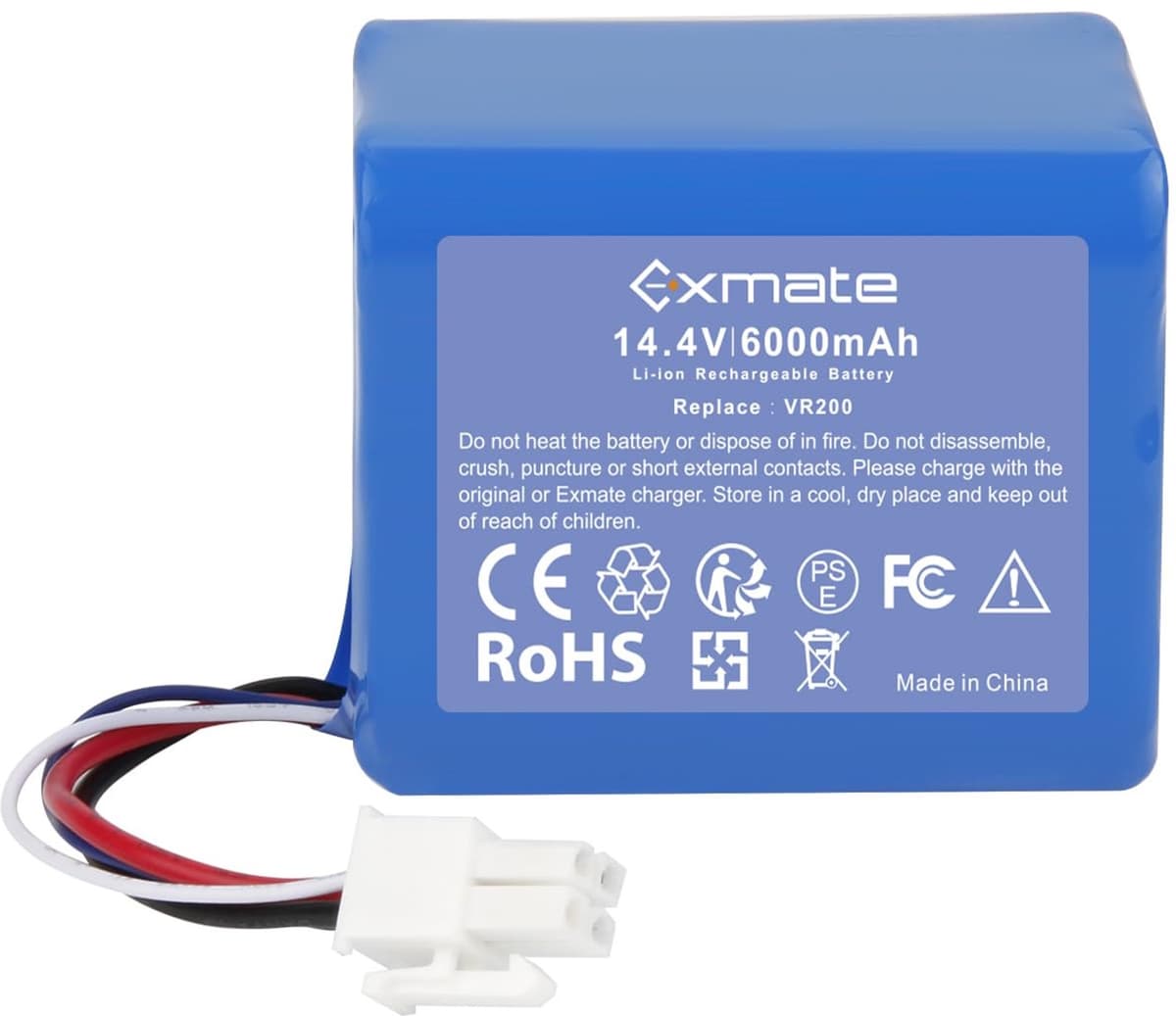 Accu voor robotstofzuiger - 14,4 V - 6000 mAh - Li-Ion — afbeelding 1