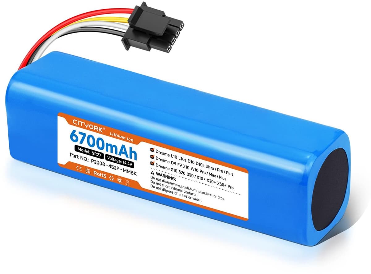 Vervangende Batterij voor Dreame D9 Pro en Xiaomi Stofzuigers — afbeelding 1