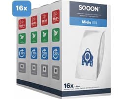 SQOON® Kwaliteit stofzuigerzakken geschikt voor Miele HyClean G/N - Miele 9917730 - o.a. Miele Complete C2, Complete C3, Classic C1, S8, S5, S2 Series