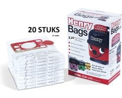 Numatic - Stofzuigzakken - Stofzuigerzakken - 20 stuks